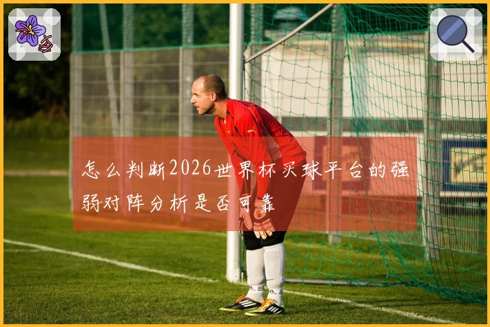 怎么判断2026世界杯买球平台的强弱对阵分析是否可靠